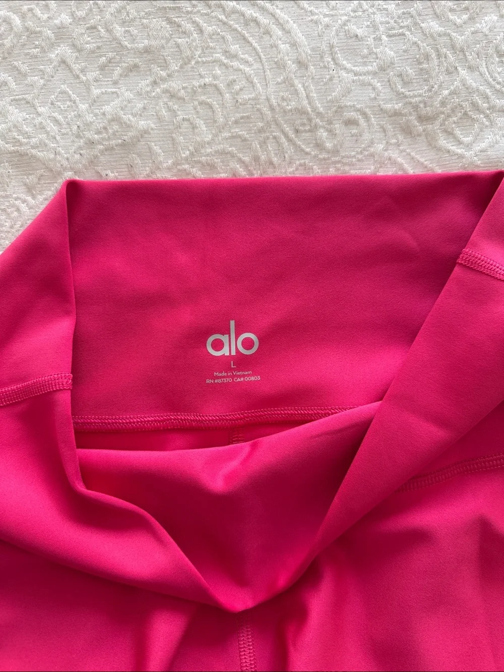 ALO Yoga Hot Pink High-Waist Leggings